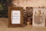 Fotobillede 10x15 cm - guld - kunstharpiks - rektangulær - stående/liggende