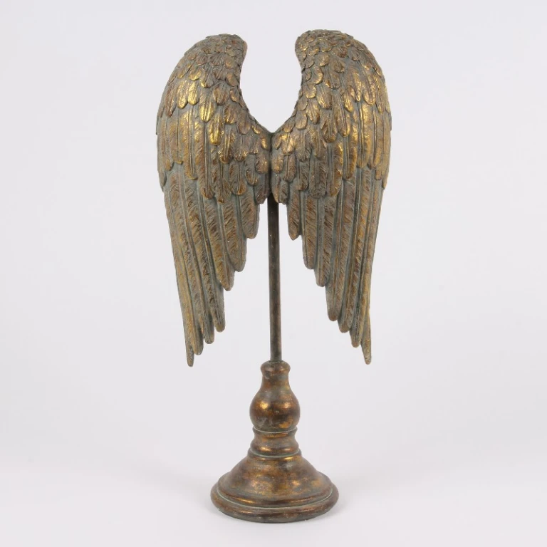 Vinger på fod - guld - 51 cm - kunstharpiks