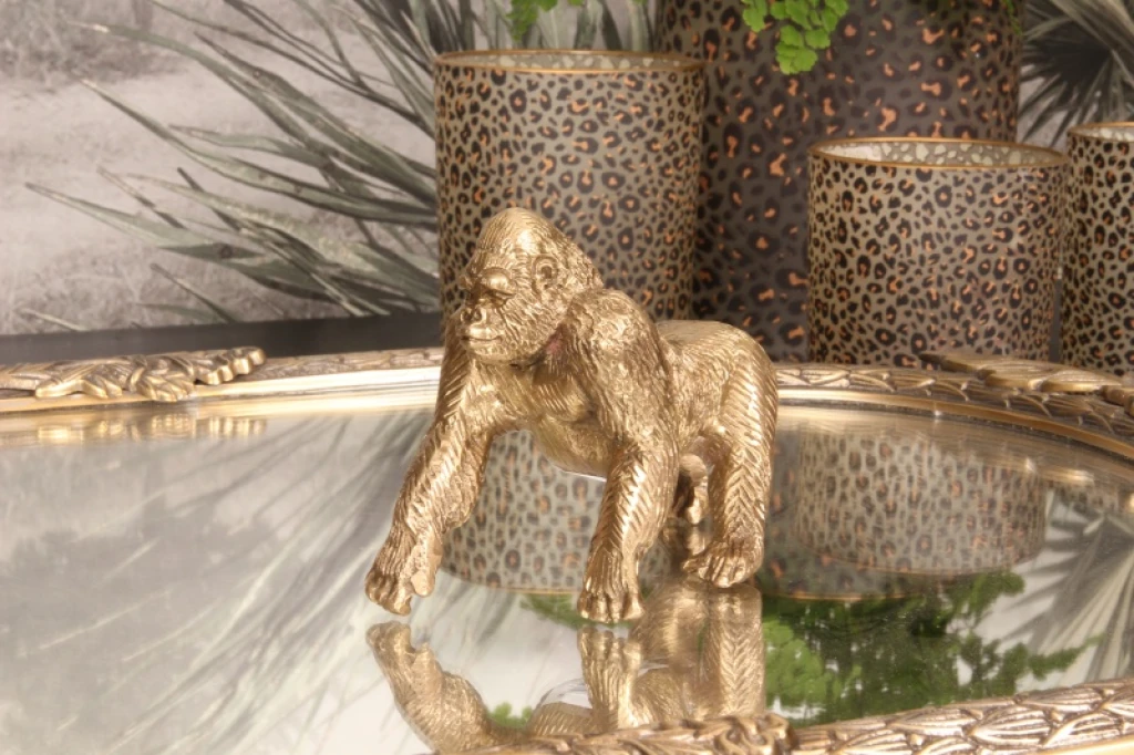 Gorilla-figur - messing - 11,5 cm