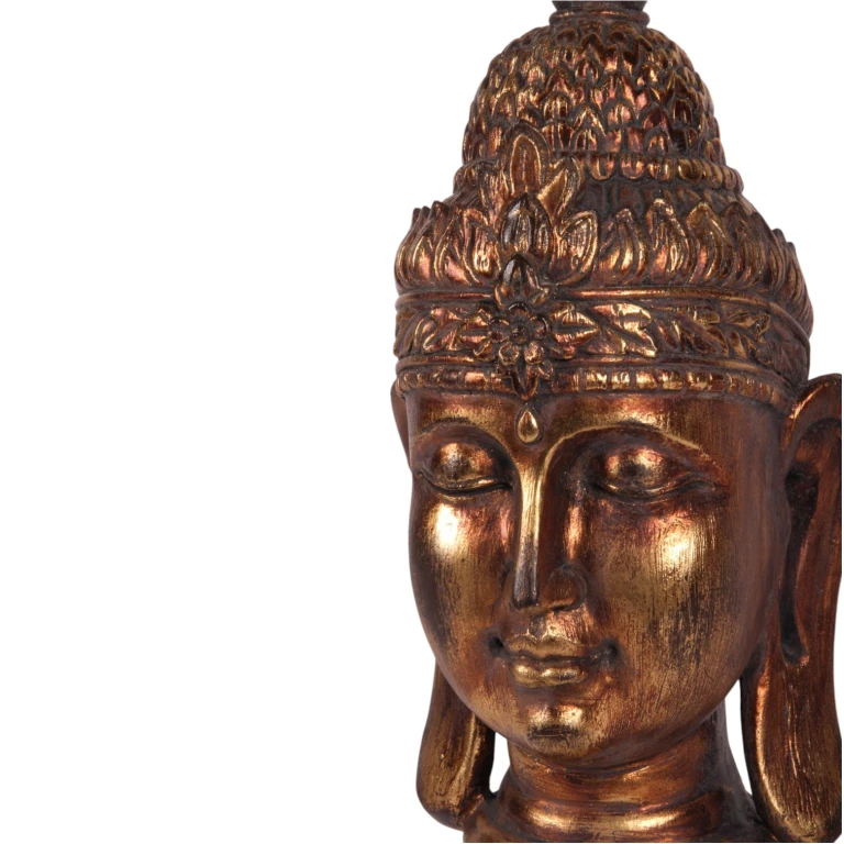Buddha-buste - guld - 36,5 cm