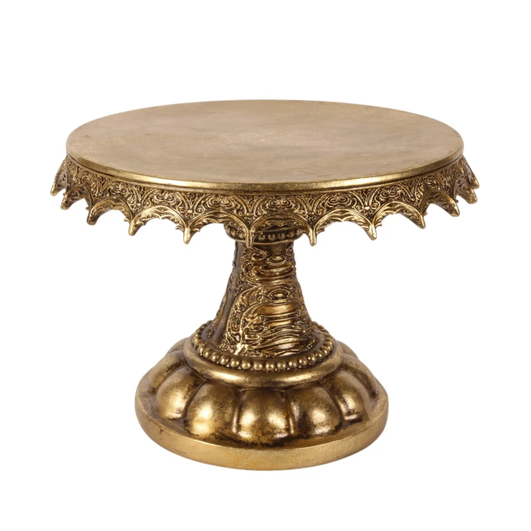 Kagefad 30 cm guld kunstharpiks