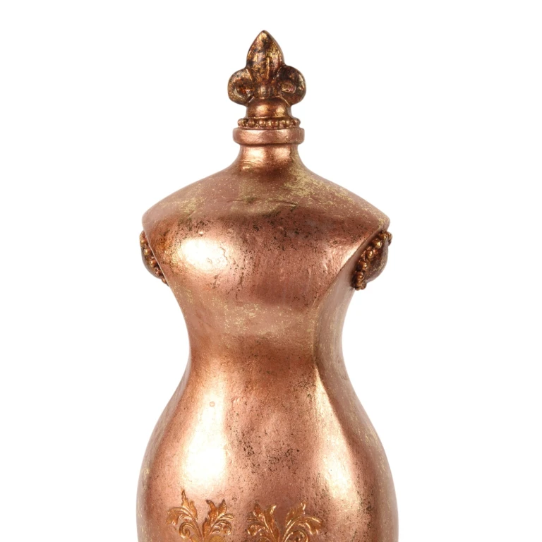 Buste mannequin torso - guld - 41 cm - 1 stk