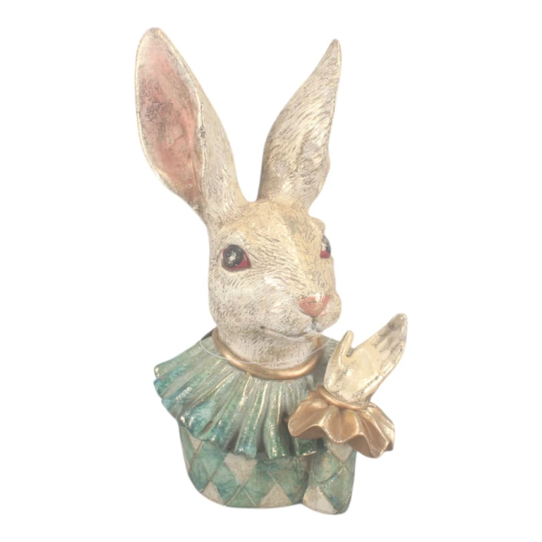 Kaninbuste - blandede farver - 24 cm