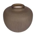 Vaas Evelyn L 30 cm - Bruin - Glas