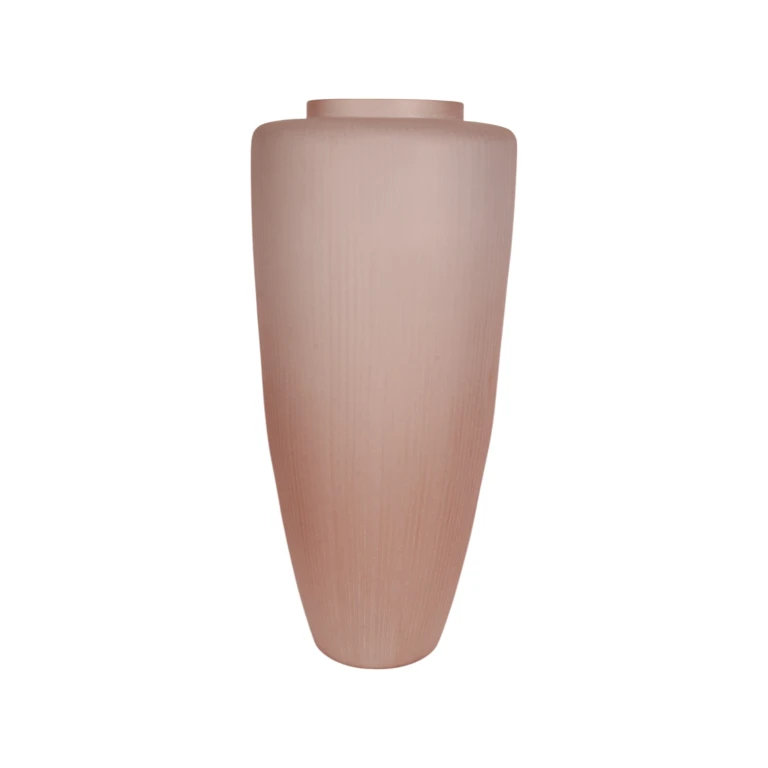 Vase Clay - 72 cm - lyserød - glas