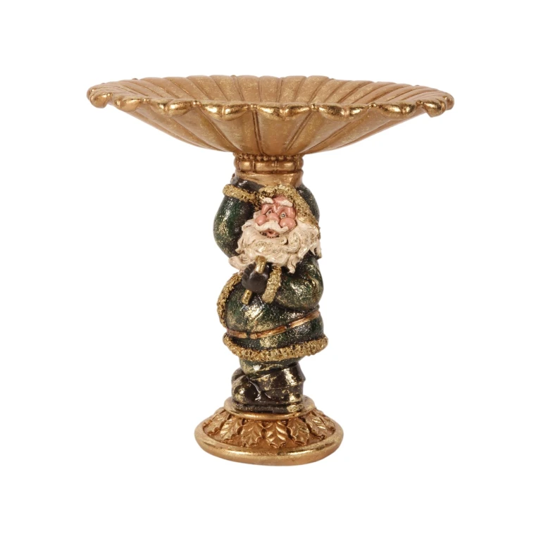 Dekorativ skål Julemand - rød - 24 cm - 1 stk
