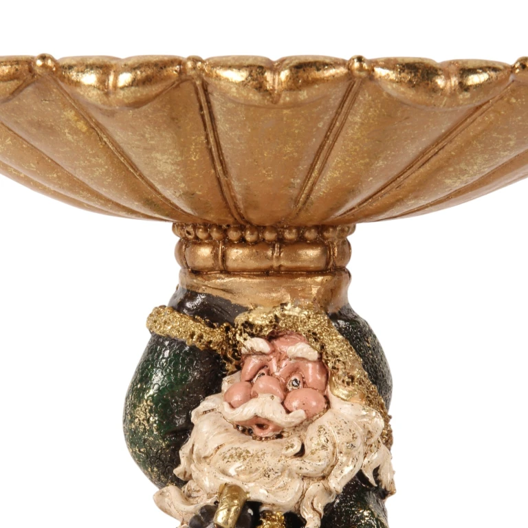 Dekorativ skål Julemand - rød - 24 cm - 1 stk