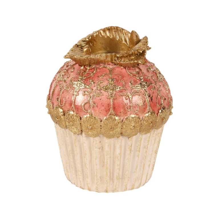Kandelaber Cake - 9,5 cm - lyserød - kunstharpiks