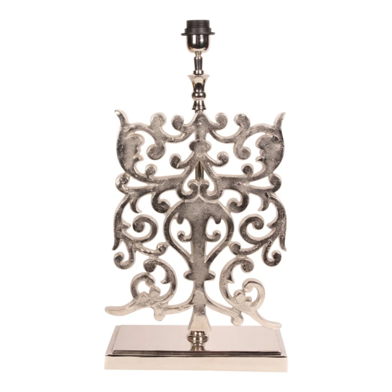 Bordlampe - sølv - aluminium - 83 cm - 1 stk