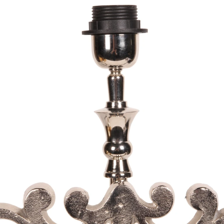 Bordlampe - sølv - aluminium - 83 cm - 1 stk
