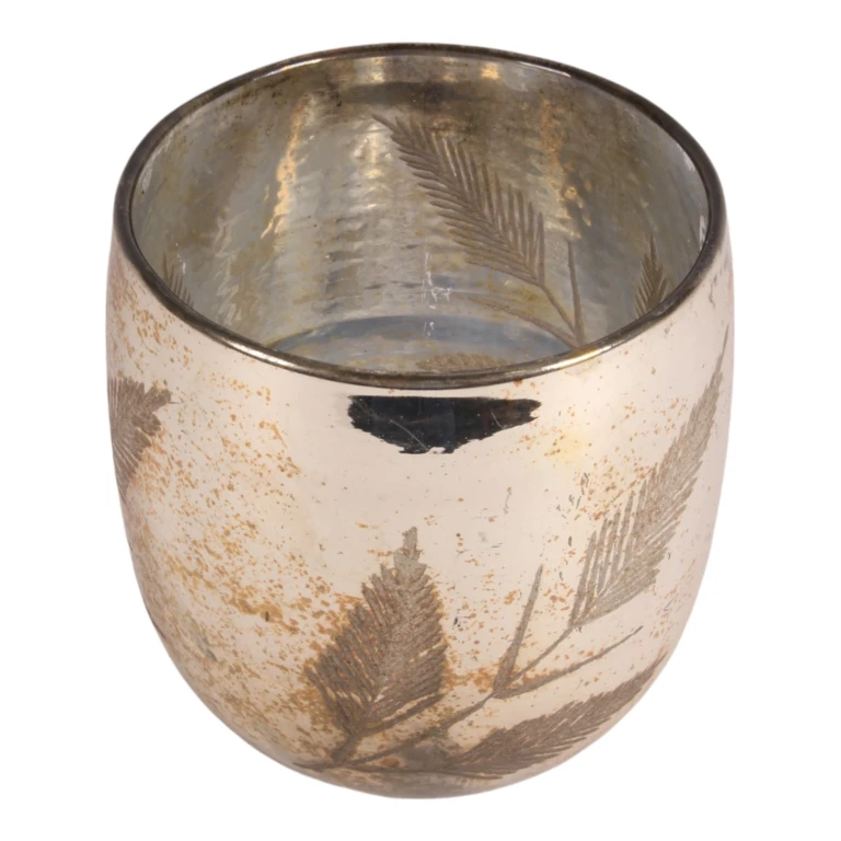 Vægelampeholder Blade - 16 cm - guld - glas