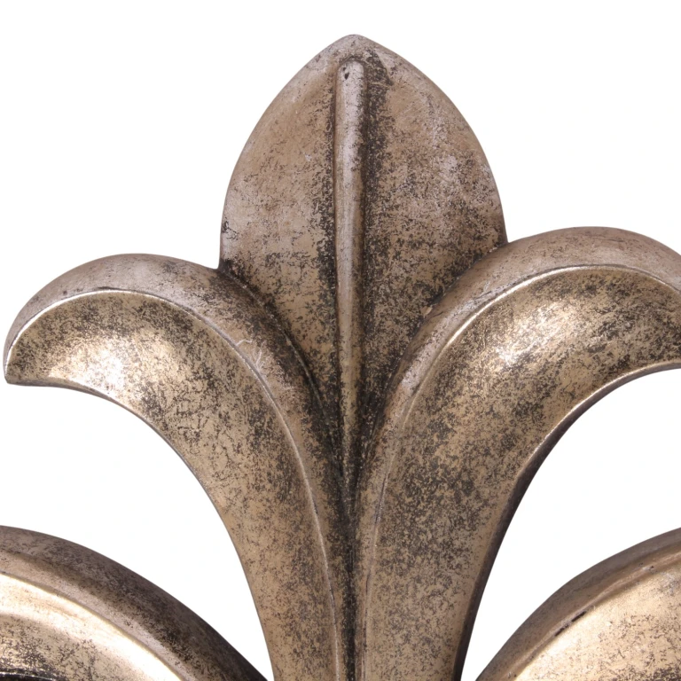 Vægornament - sølv - 46,5 cm - kunstharpiks
