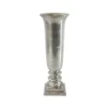 Vase - 61 cm - sølv - aluminium