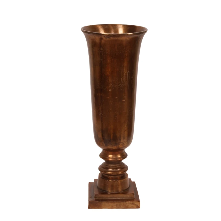 Vase - 49 cm - antik bronze - aluminium