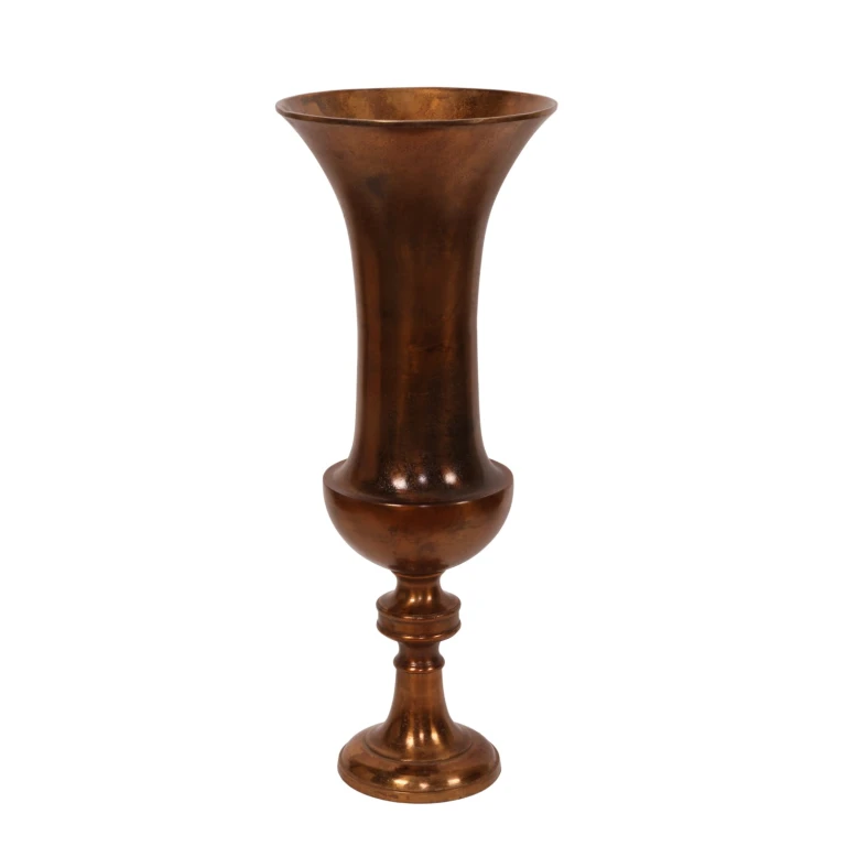 Vase - 73 cm - antik bronze - aluminium
