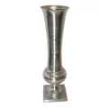 Vase - 123 cm - sølv - aluminium