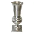 Vase - 86 cm - sølv - aluminium