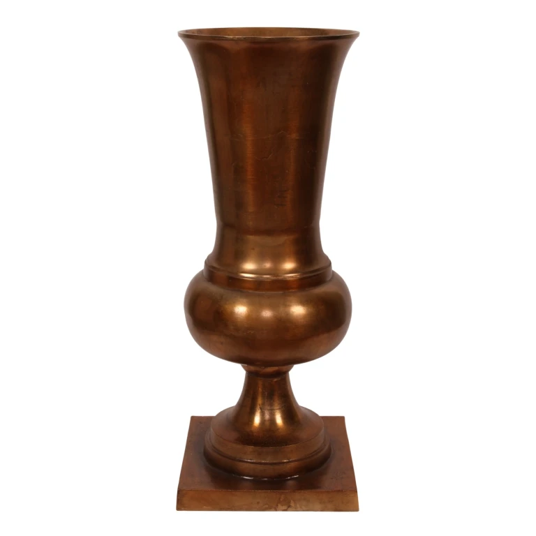 Vase - 86 cm - antik bronze - aluminium