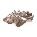 Sierschaal Octopus en schelp - zilver - 43 cm - 1 stuk