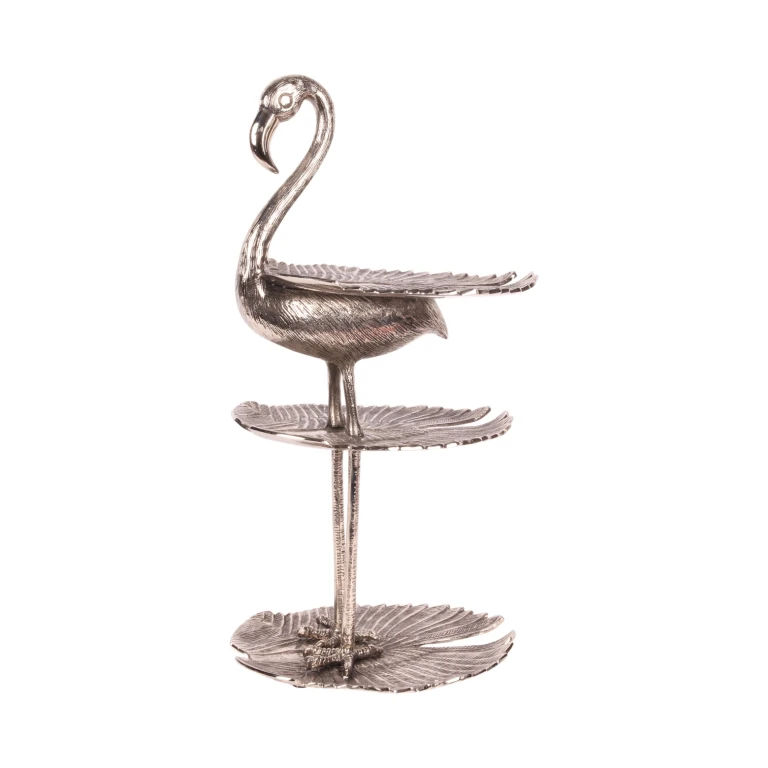 Etagehylde Flamingo - 65 cm - sølv - aluminium