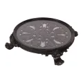 Taartplateau 35 cm zwart kunsthars - 1 stuk