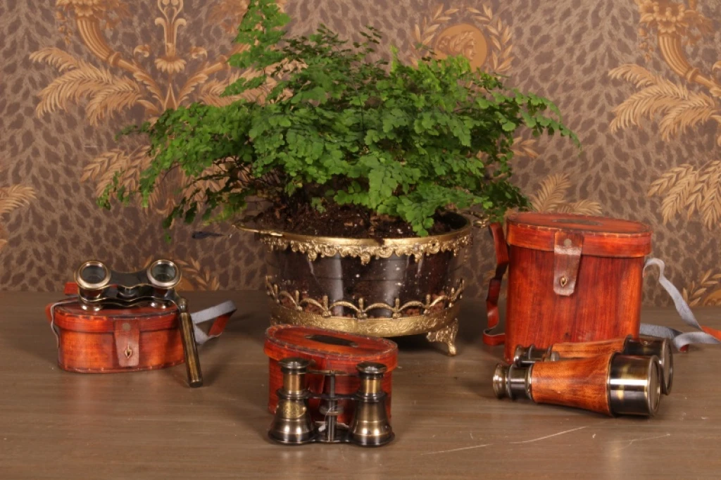 Kikkert - messing - inklusiv tas - 14 cm