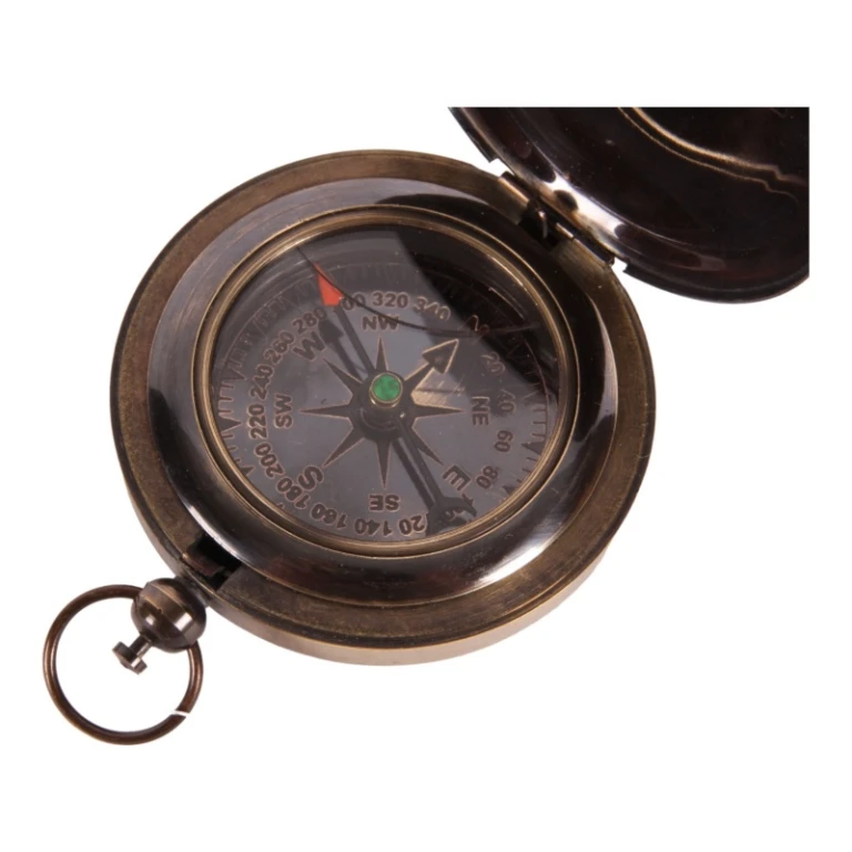 Maritimt kompas - messing - 6,5 cm - 1 stk