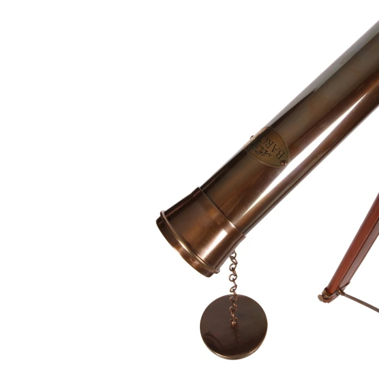Maritimt teleskop - kobberfarvet - 150 cm