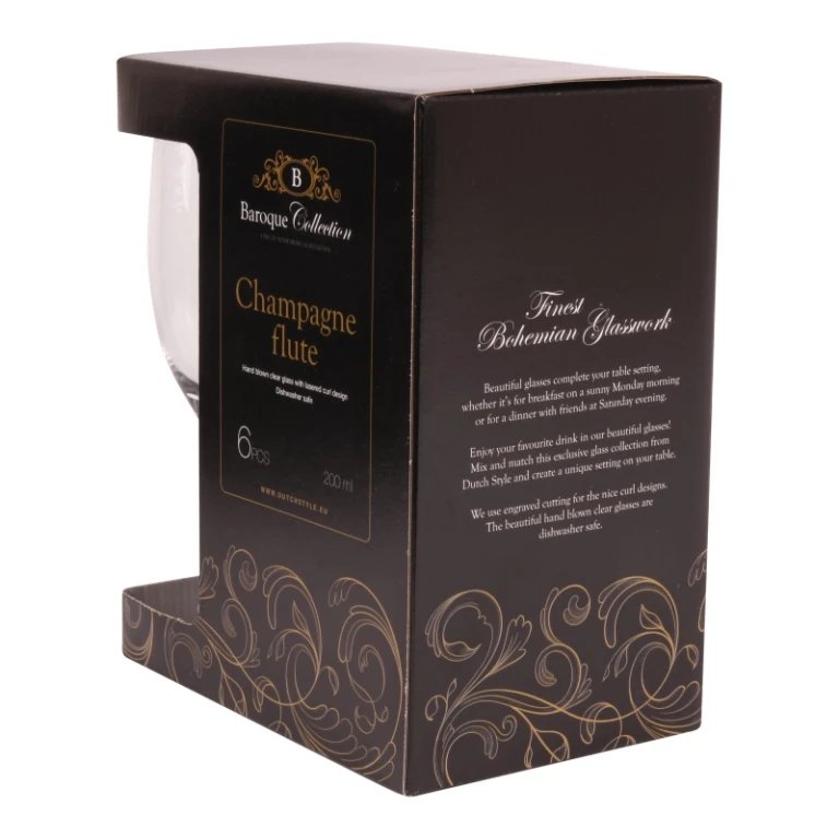 Champagneglas transparent - 180 ml - 1 stk